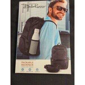 NIB Bella Russo Packable Backpack & Fanny Hip Pack Brand New Unopened